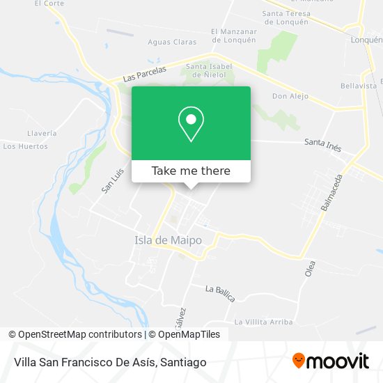 Villa San Francisco De Asís map
