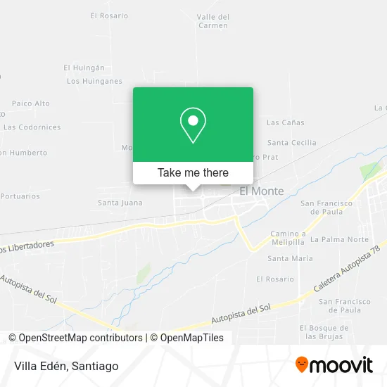 Villa Edén map