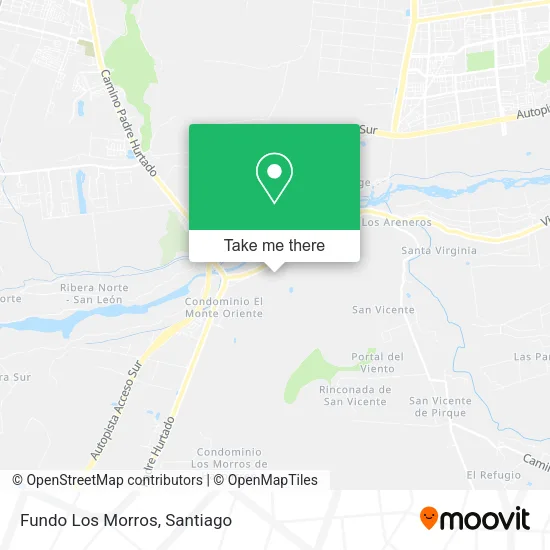 Fundo Los Morros map