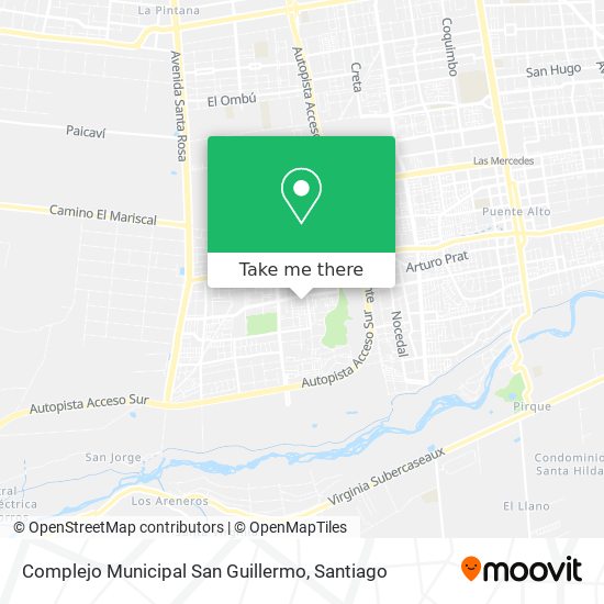 Complejo Municipal San Guillermo map