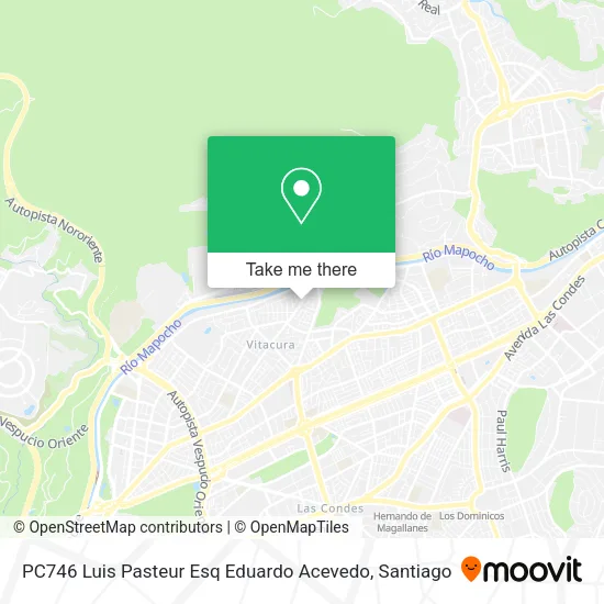 PC746 Luis Pasteur Esq Eduardo Acevedo map