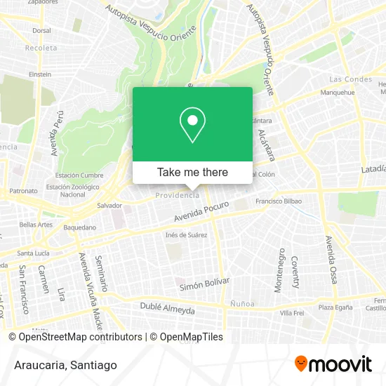 Araucaria map