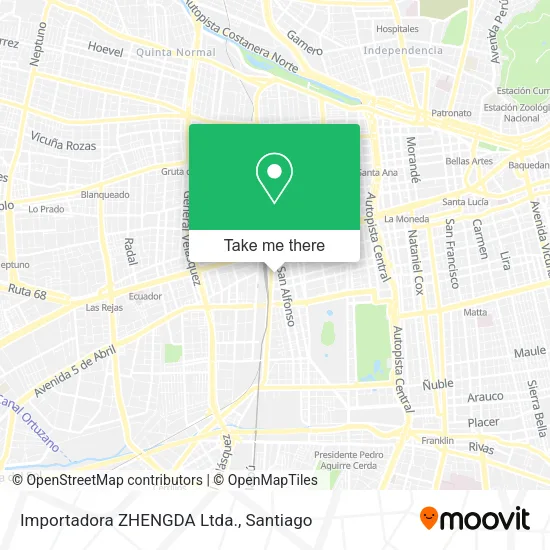 Importadora ZHENGDA Ltda. map