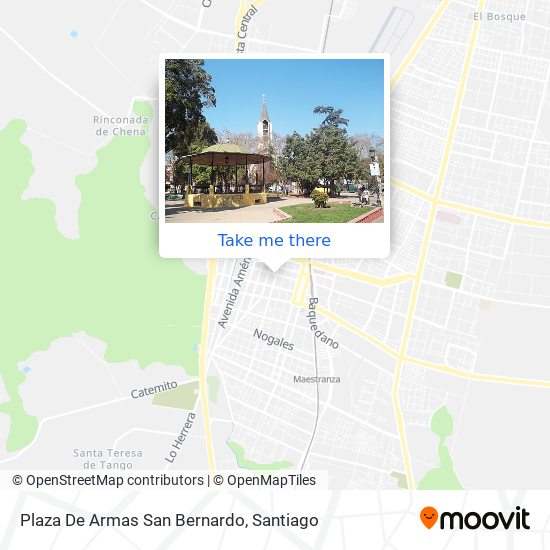 Mapa de Plaza De Armas San Bernardo