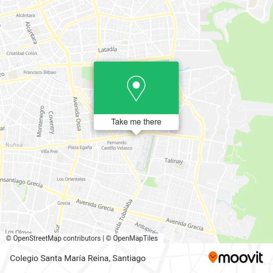 Colegio Santa María Reina map