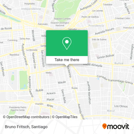 Mapa de Bruno Fritsch