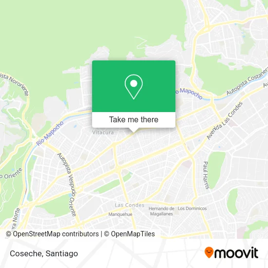 Coseche map