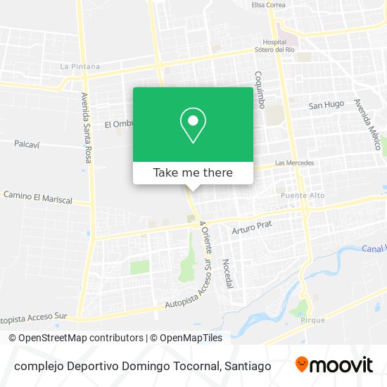 complejo Deportivo Domingo Tocornal map