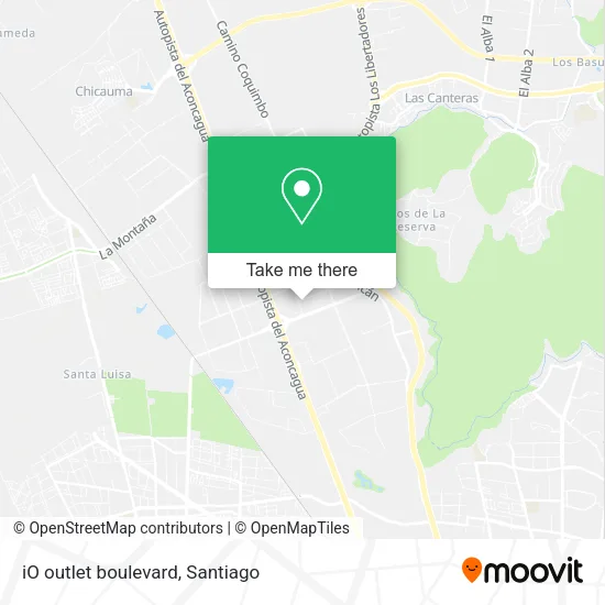 iO outlet boulevard map
