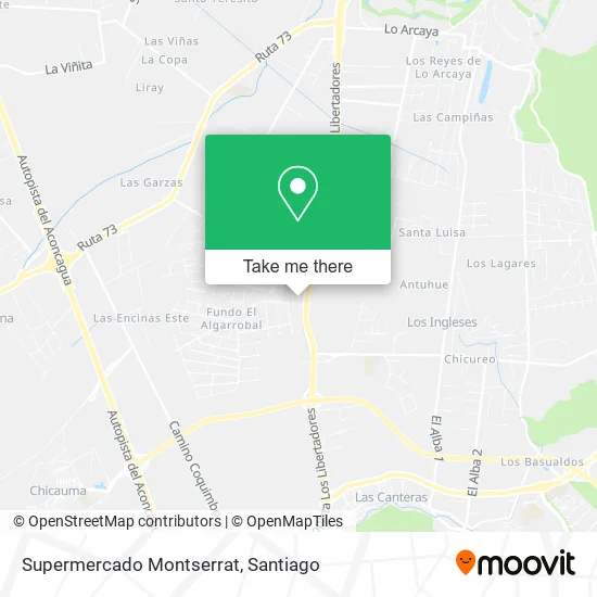 Supermercado Montserrat map