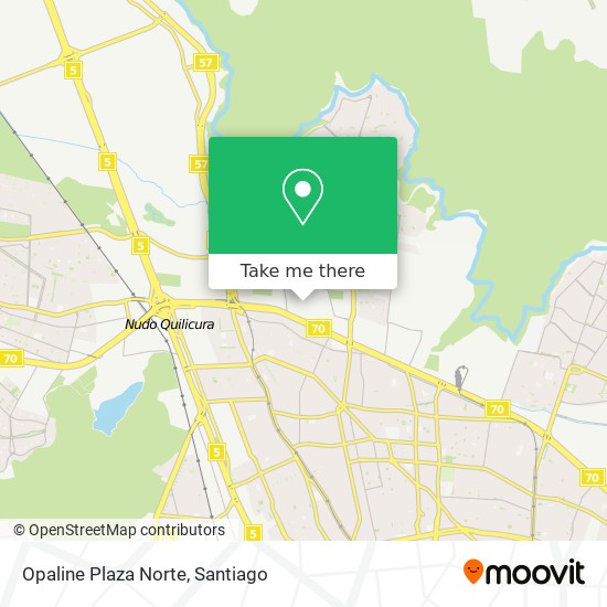 Opaline Plaza Norte map