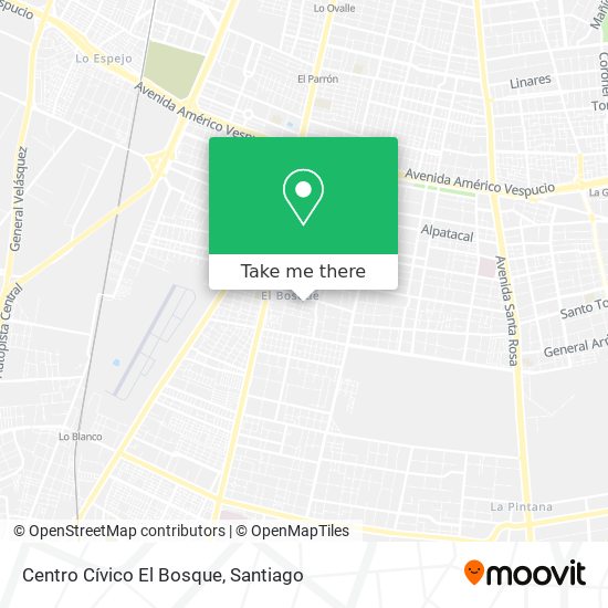 Centro Cívico El Bosque map