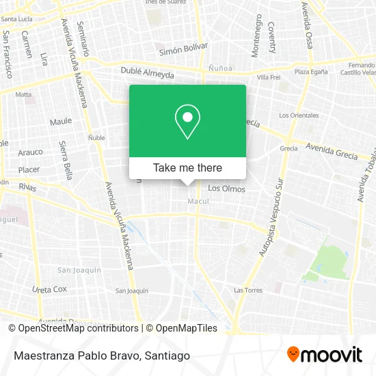 Maestranza Pablo Bravo map