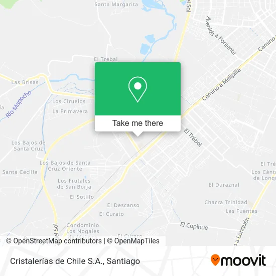 Cristalerías de Chile S.A. map