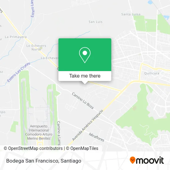 Bodega San Francisco map