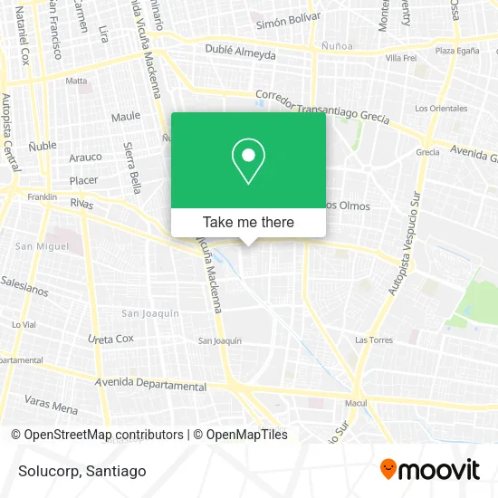 Solucorp map