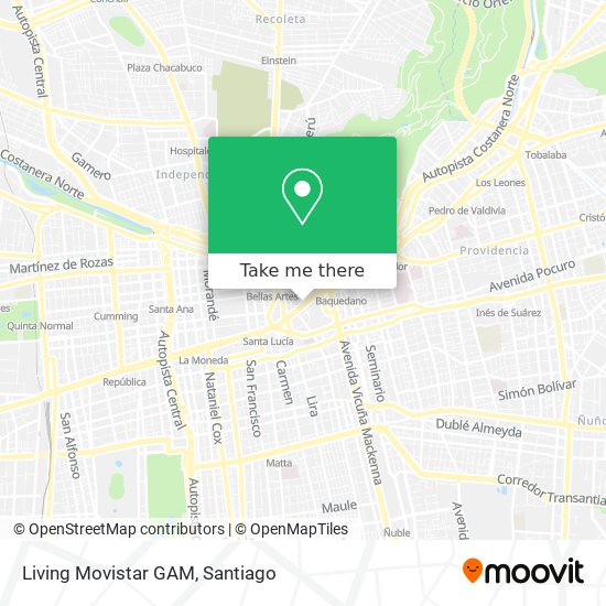 Living Movistar GAM map