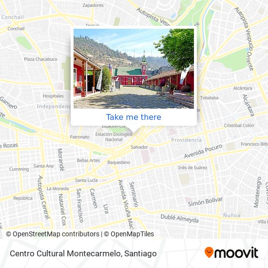 Centro Cultural Montecarmelo map