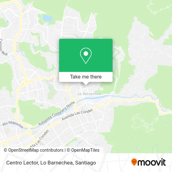 Centro Lector, Lo Barnechea map