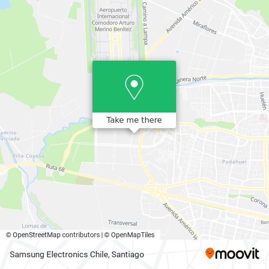 Samsung Electronics Chile map