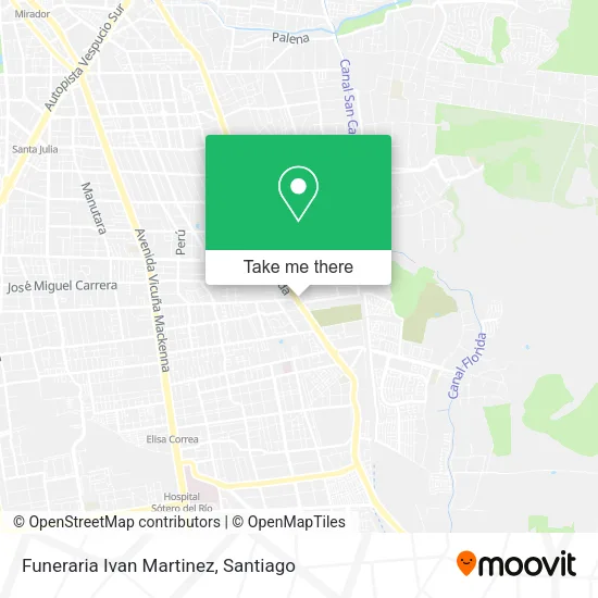 Funeraria Ivan Martinez map