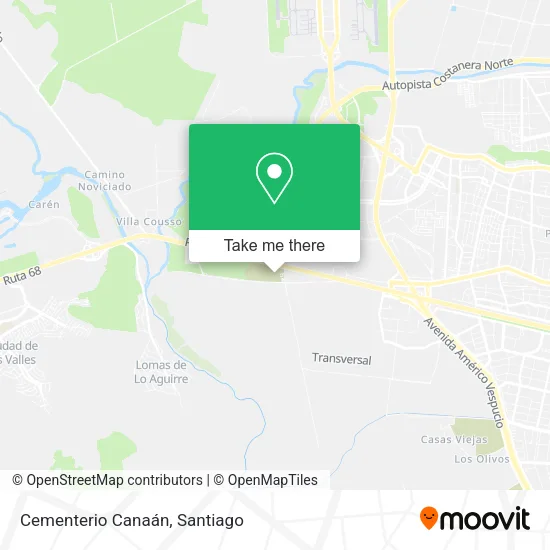 Cementerio Canaán map