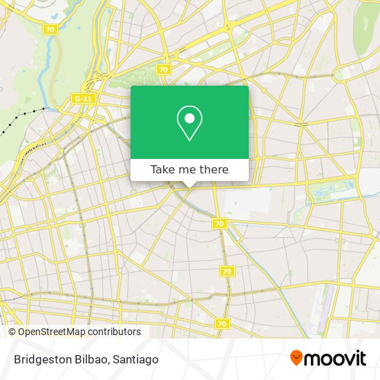 Bridgeston Bilbao map