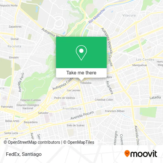 FedEx map