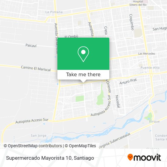Supermercado Mayorista 10 map
