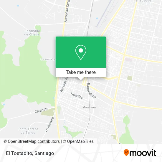 El Tostadito map