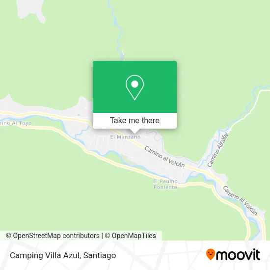 Camping Villa Azul map