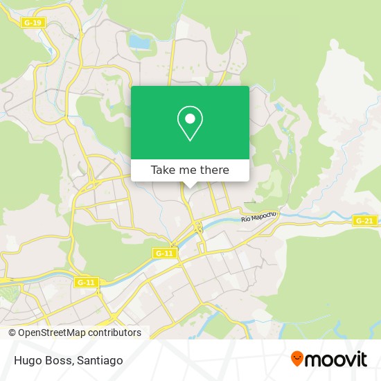 Hugo Boss map