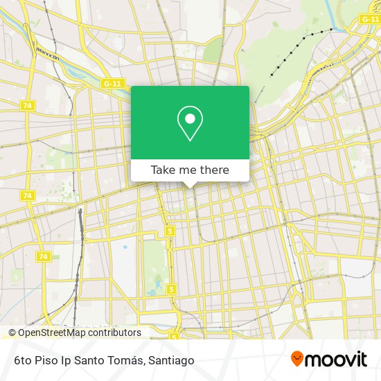 6to Piso Ip Santo Tomás map