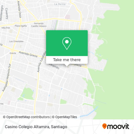Casino Colegio Altamira map