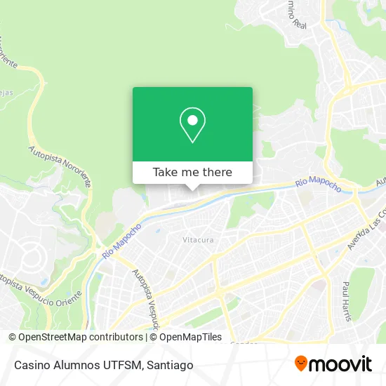 Casino Alumnos UTFSM map