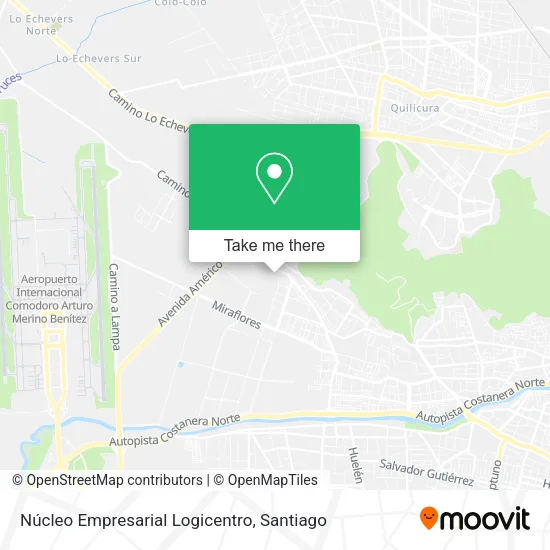 Núcleo Empresarial Logicentro map