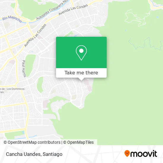 Cancha Uandes map
