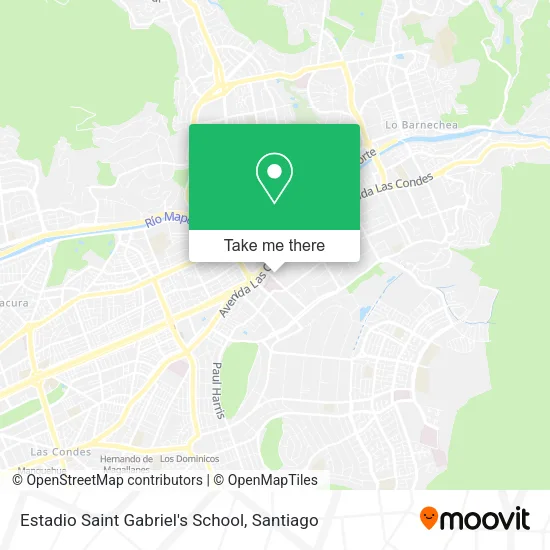 Estadio Saint Gabriel's School map