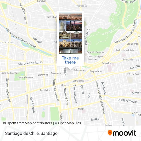 Santiago de Chile map