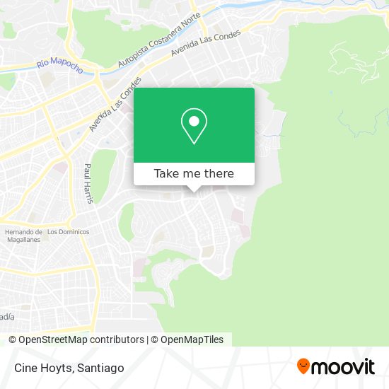 Cine Hoyts map