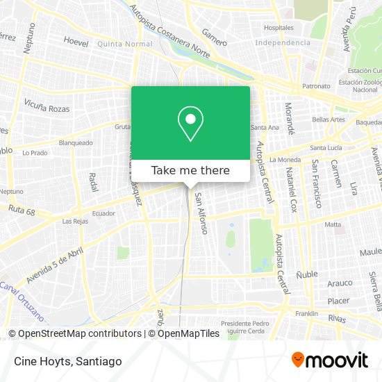 Cine Hoyts map