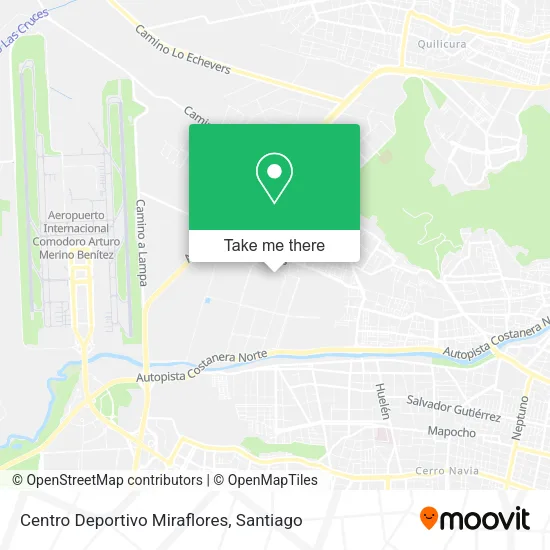 Centro Deportivo Miraflores map
