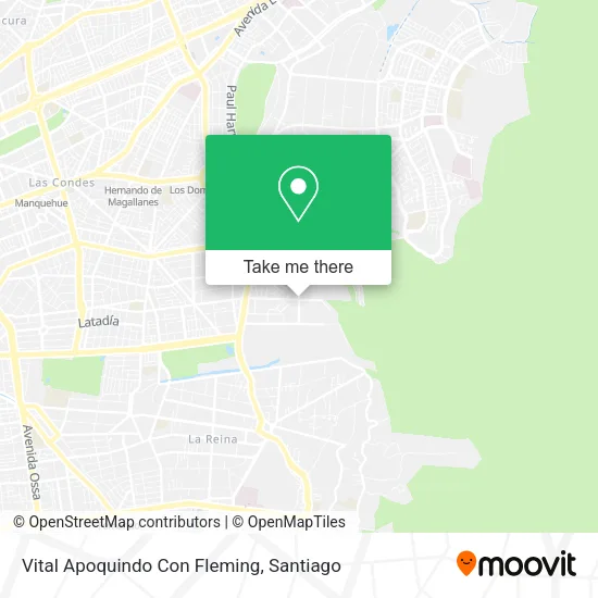 Vital Apoquindo Con Fleming map
