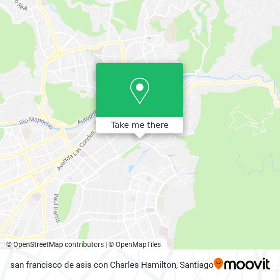 san francisco de asis con Charles Hamilton map