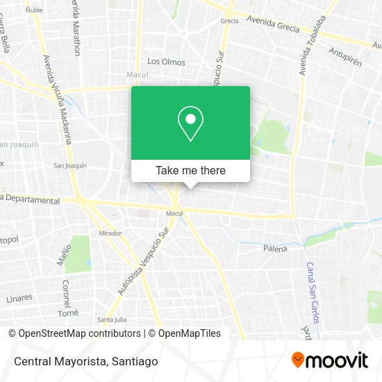 Central Mayorista map