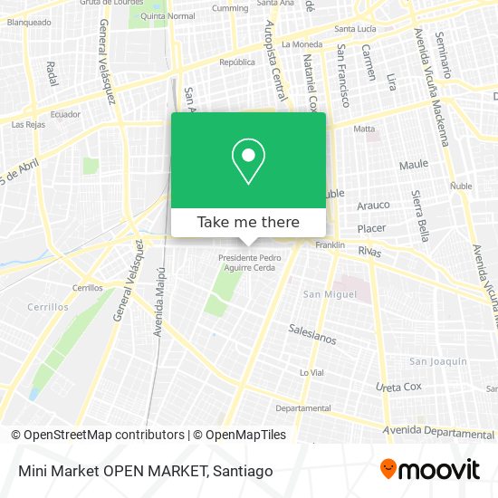 Mini Market  OPEN MARKET map