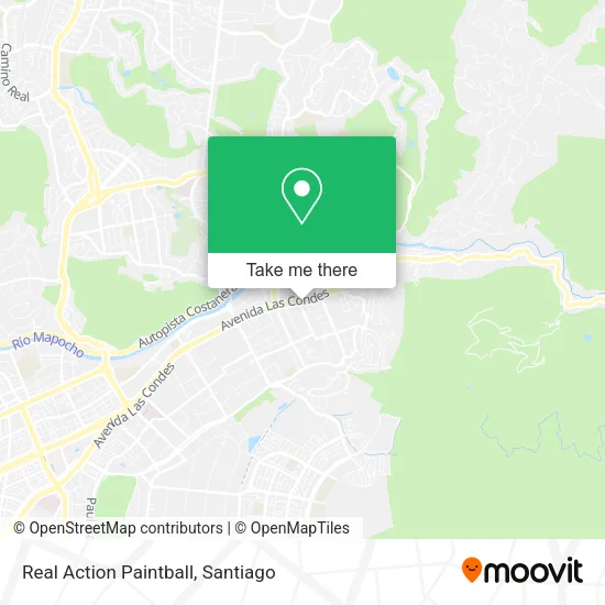 Real Action Paintball map