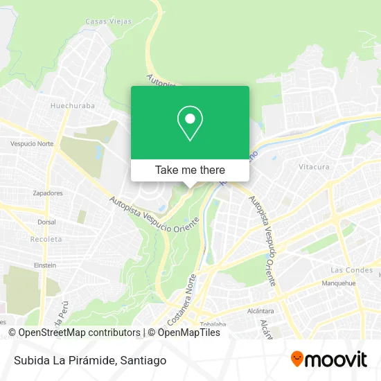Subida La Pirámide map