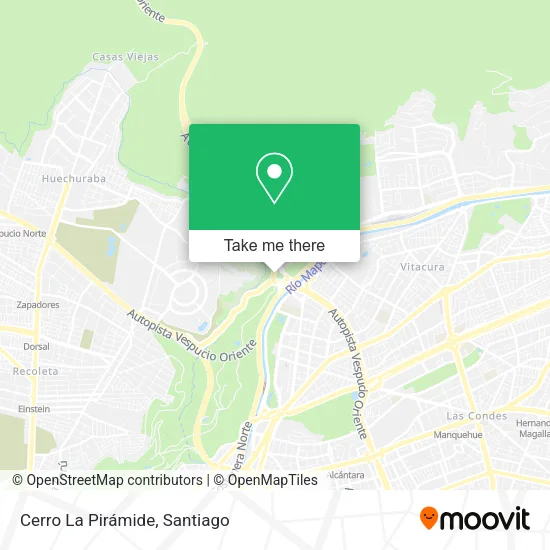 Cerro La Pirámide map
