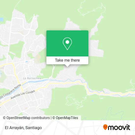 El Arrayán map
